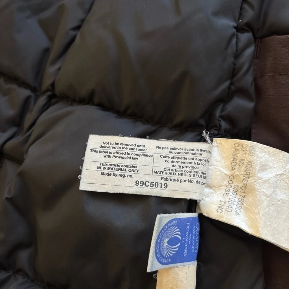 Canada Goose Women’s Brown Kensington Down Jacket Size XXS - Picture 12 of 16